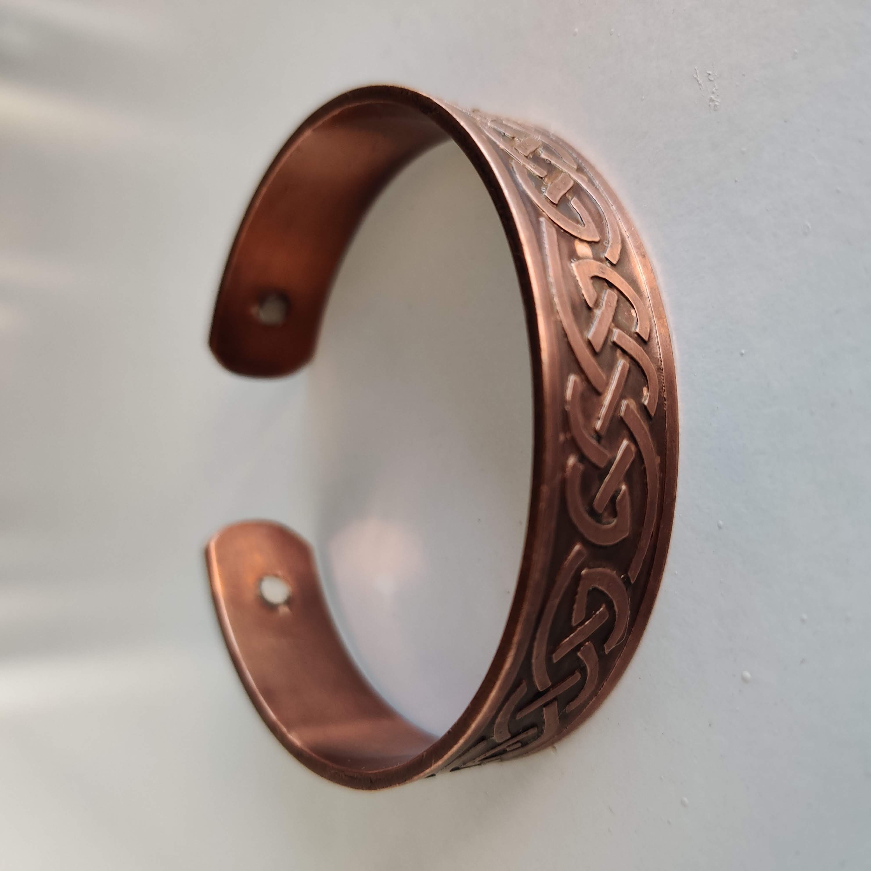 Celtic Knot Copper Magnetic Bracelet - Rivendell Shop