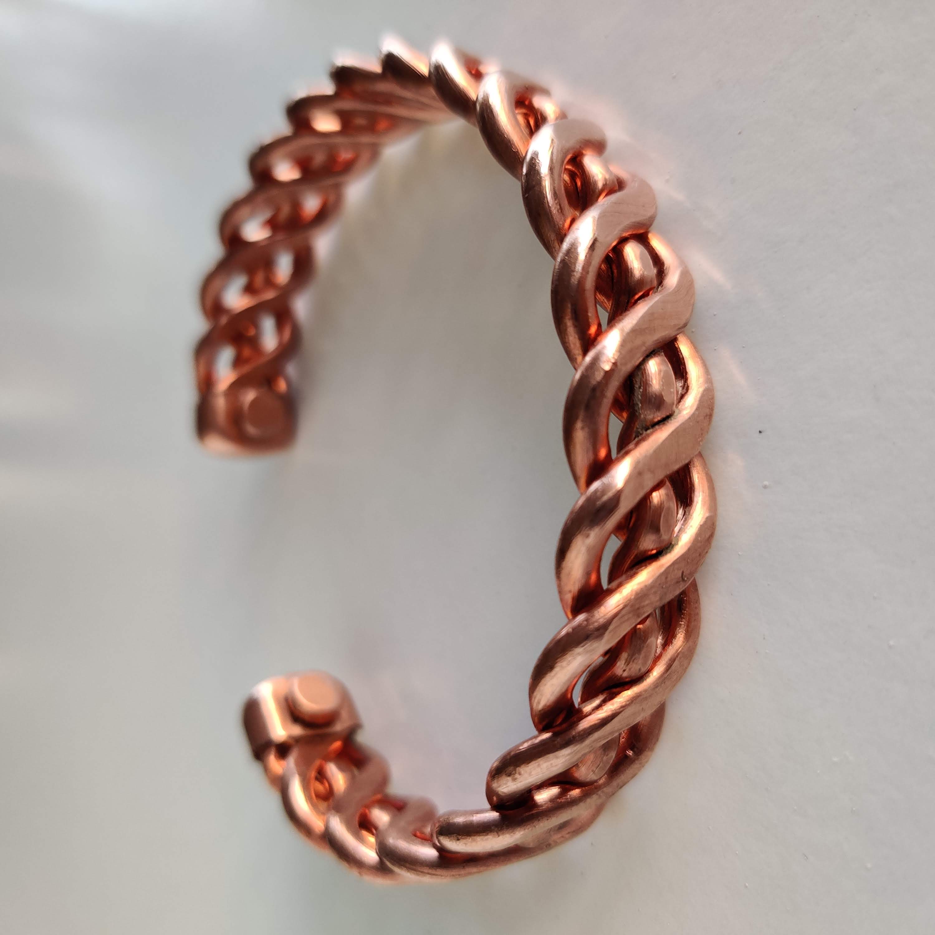 Pure Woven Copper Magnetic Bracelet - Rivendell Shop