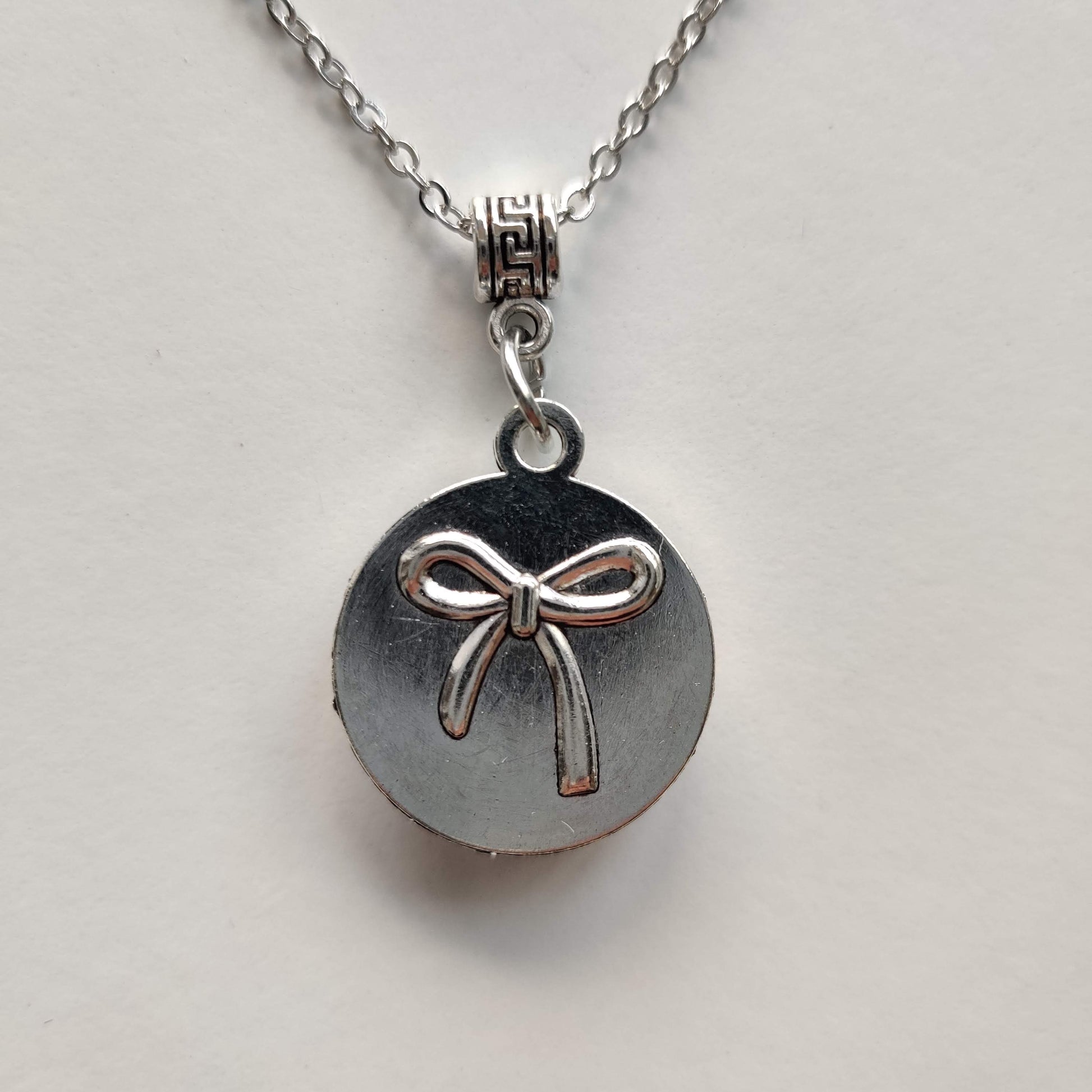 Large Evil Eye Pendant with Silver Chain - Rivendell Shop