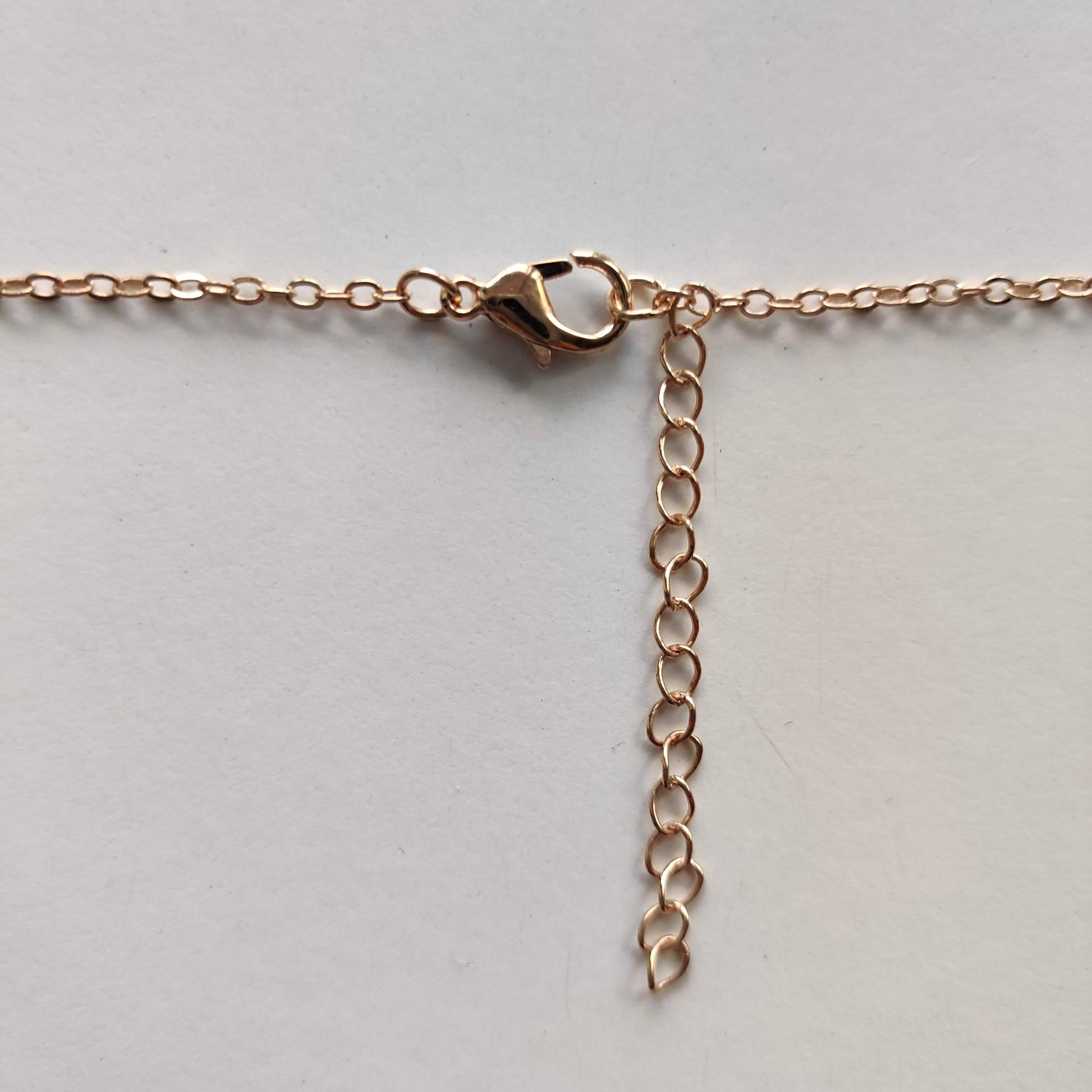 Evil Eye Crystal Druze Pendant with Gold Chain - Rivendell Shop