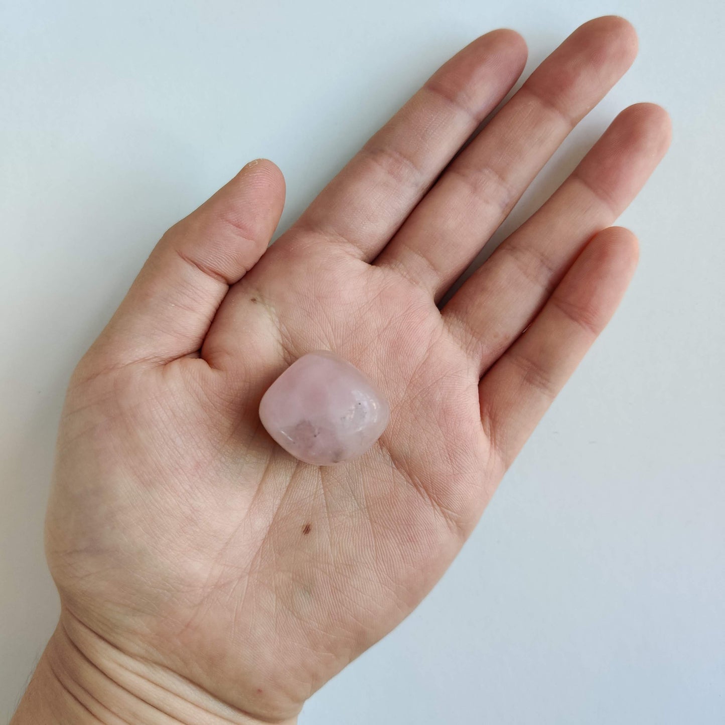 Dark Rose Quartz Tumbled Crystal (2-3cm) - Rivendell Shop