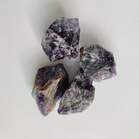Dark Amethyst Rough Tumbled Crystal (1-2cm) - Rivendell Shop