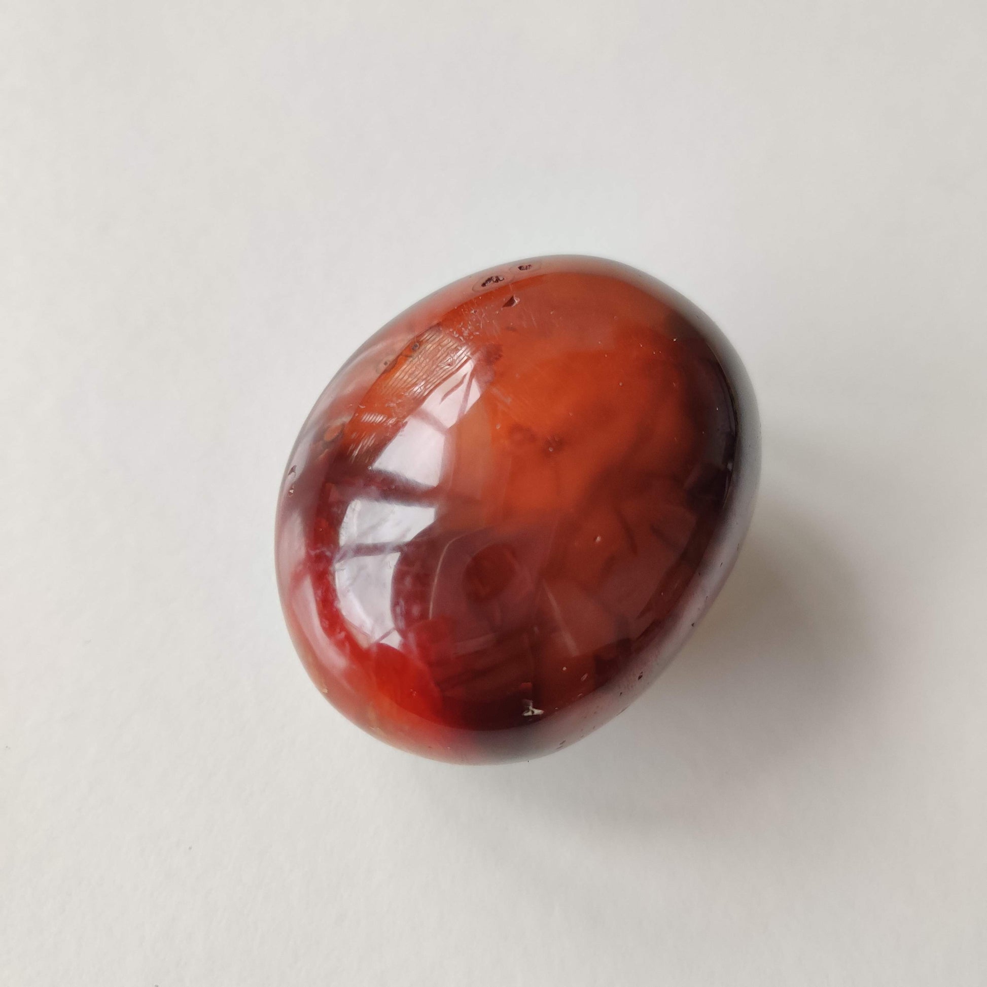 Carnelian Crystal Polished Oval (5-6cm) - Rivendell Shop