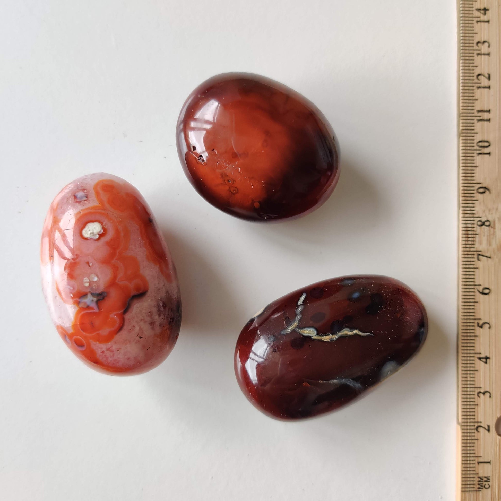 Carnelian Crystal Polished Oval (5-6cm) - Rivendell Shop