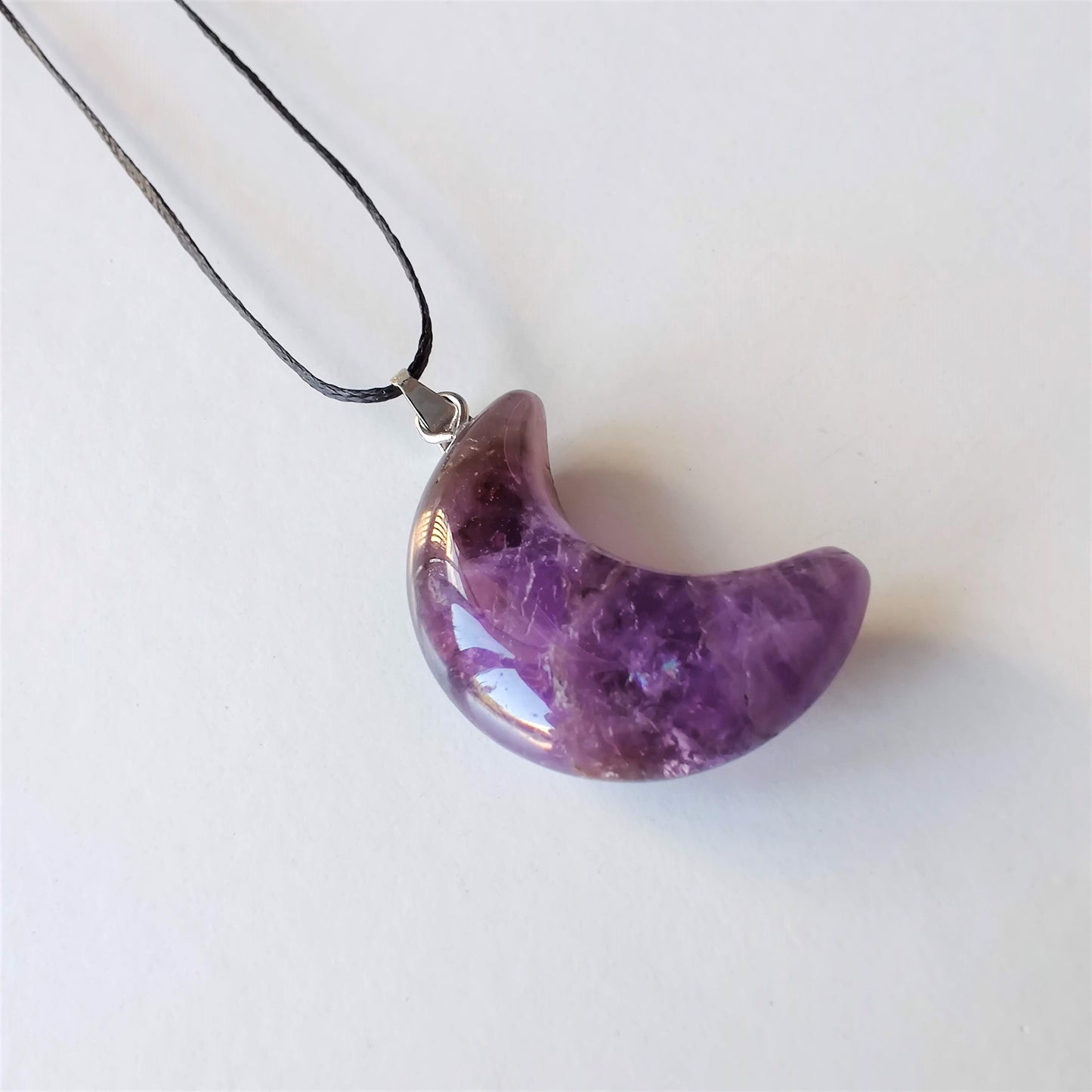 Amethyst Moon Pendant - Rivendell Shop