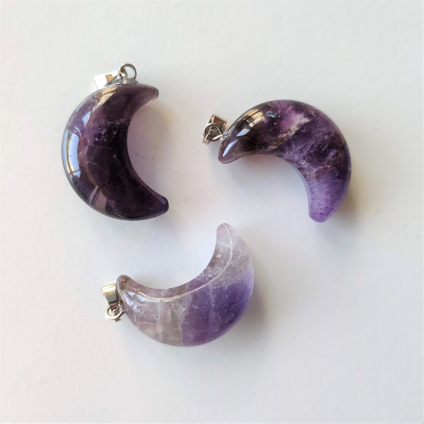 Amethyst Moon Pendant - Rivendell Shop