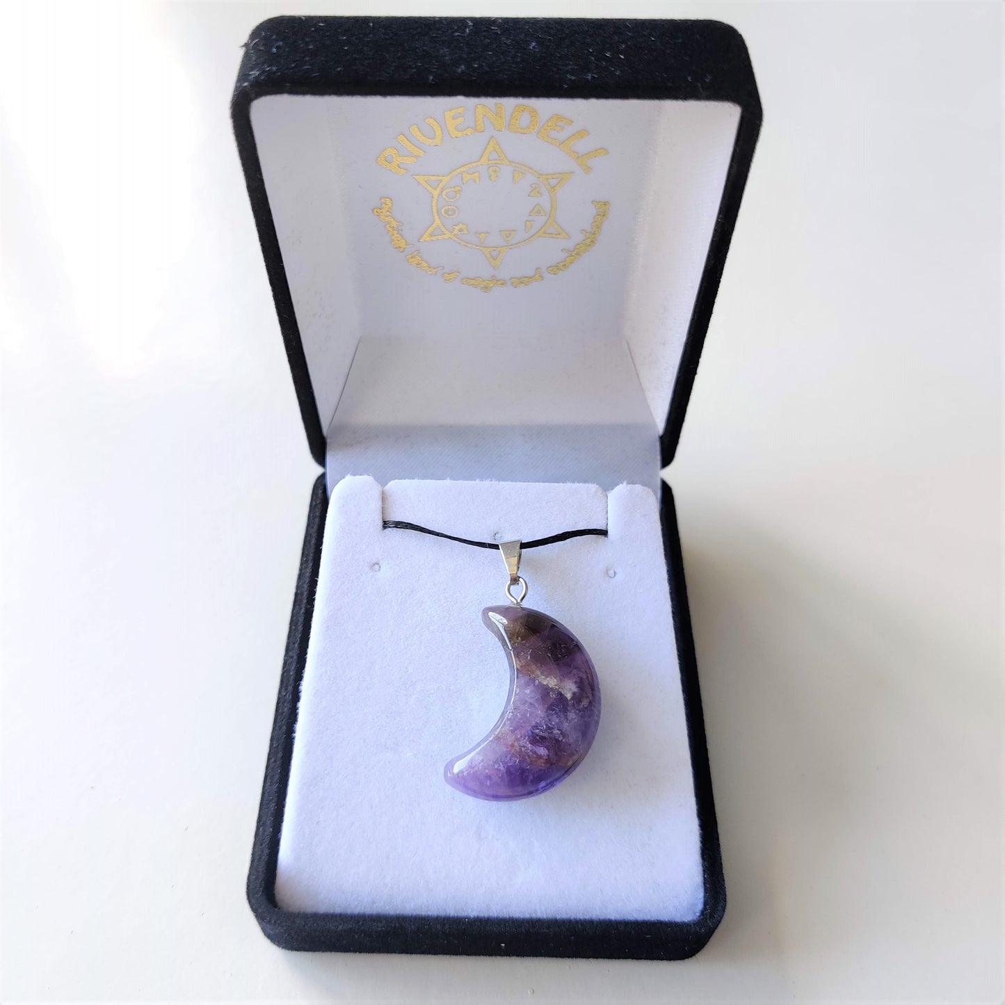 Amethyst Moon Pendant - Rivendell Shop