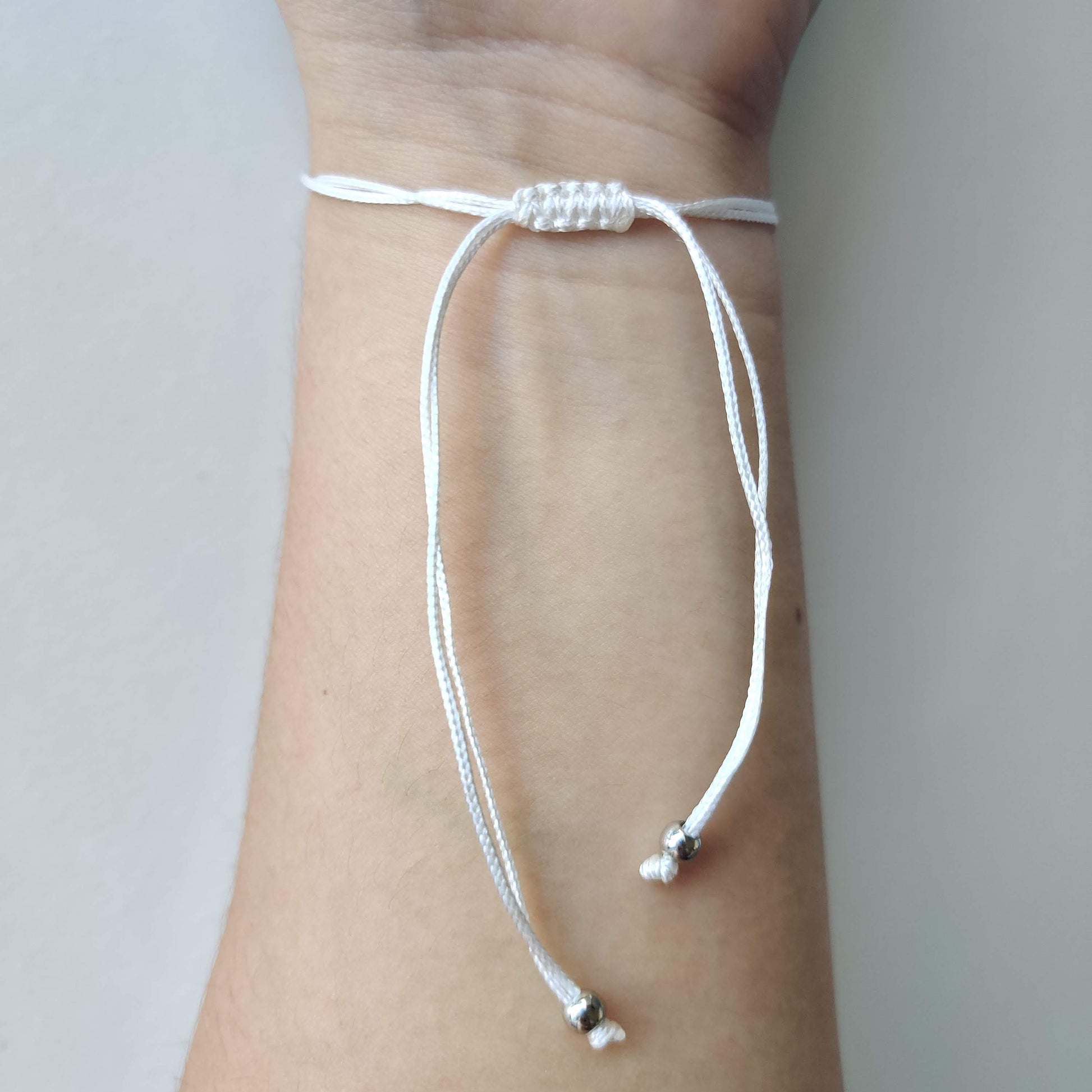 Evil Eye Protection Bracelet - White - Rivendell Shop