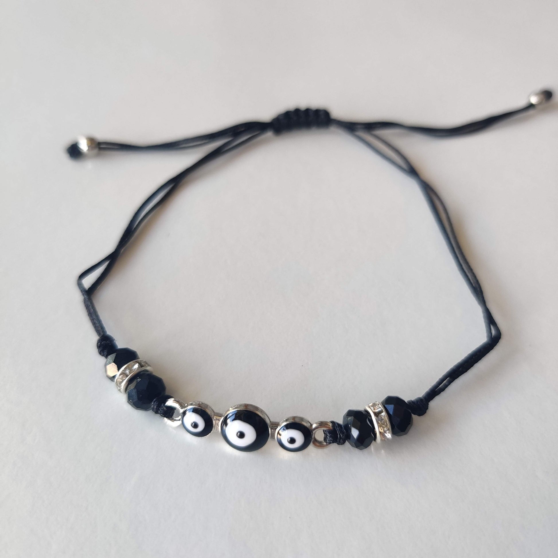Evil Eye Protection Bracelet - Black - Rivendell Shop