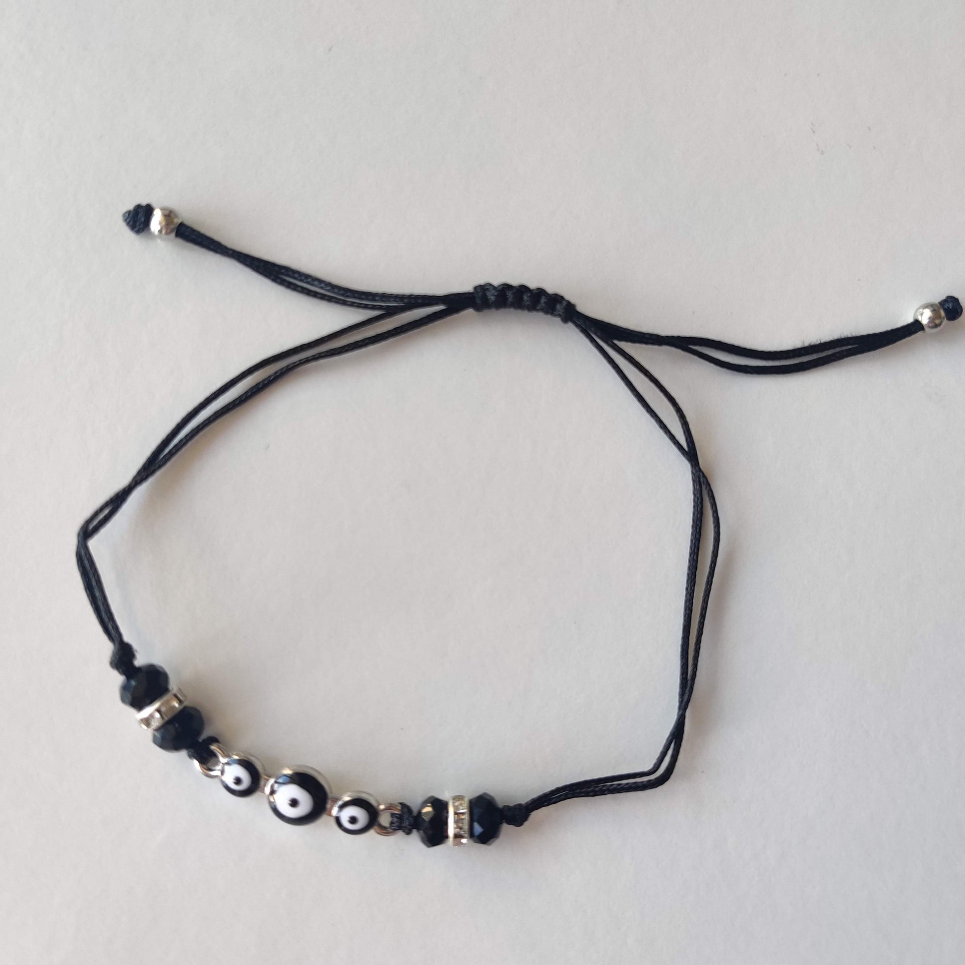 Evil Eye Protection Bracelet - Black - Rivendell Shop