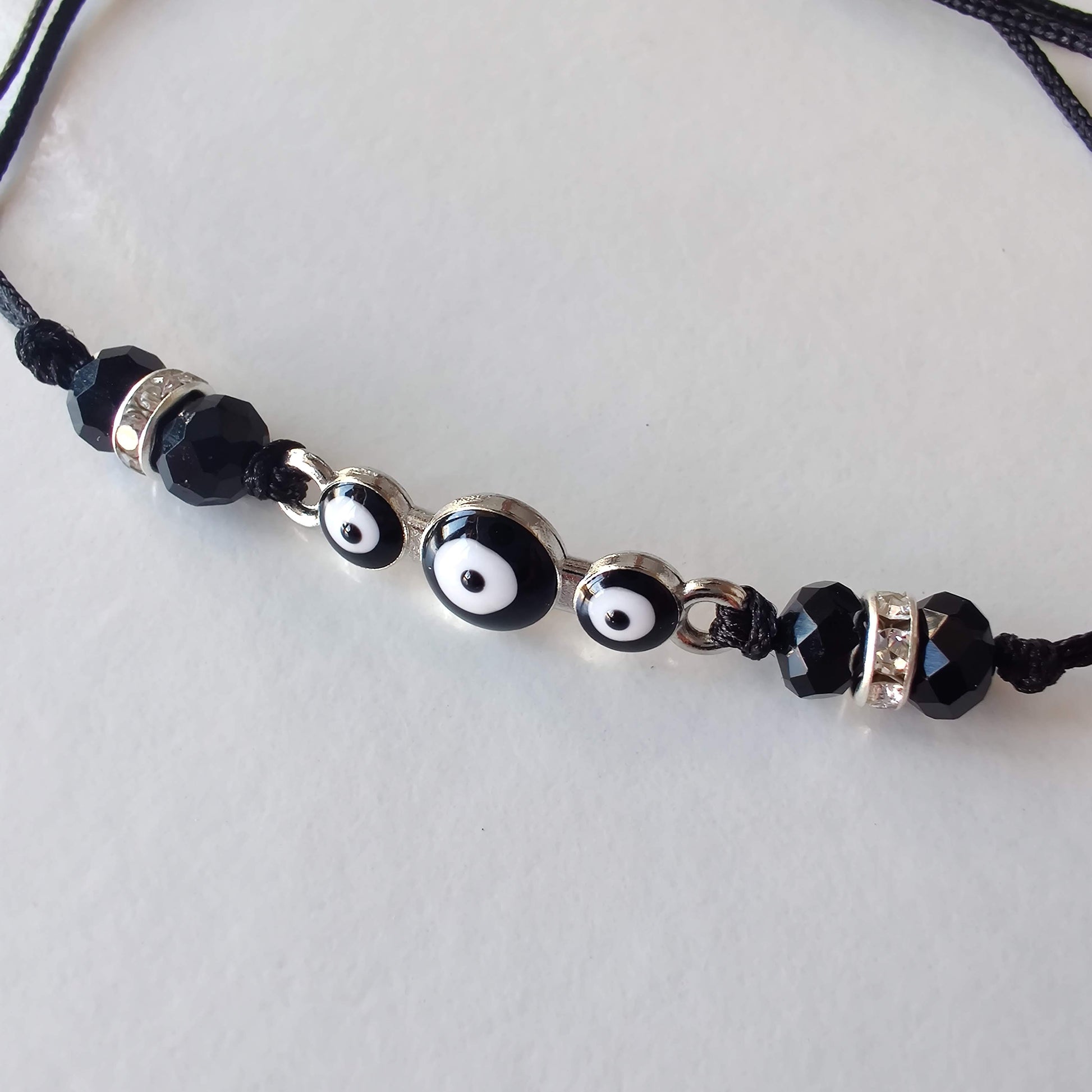 Evil Eye Protection Bracelet - Black - Rivendell Shop