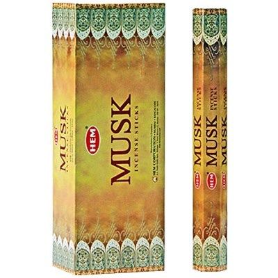 HEM Hexagon Musk Incense 6 Pack - Rivendell Shop