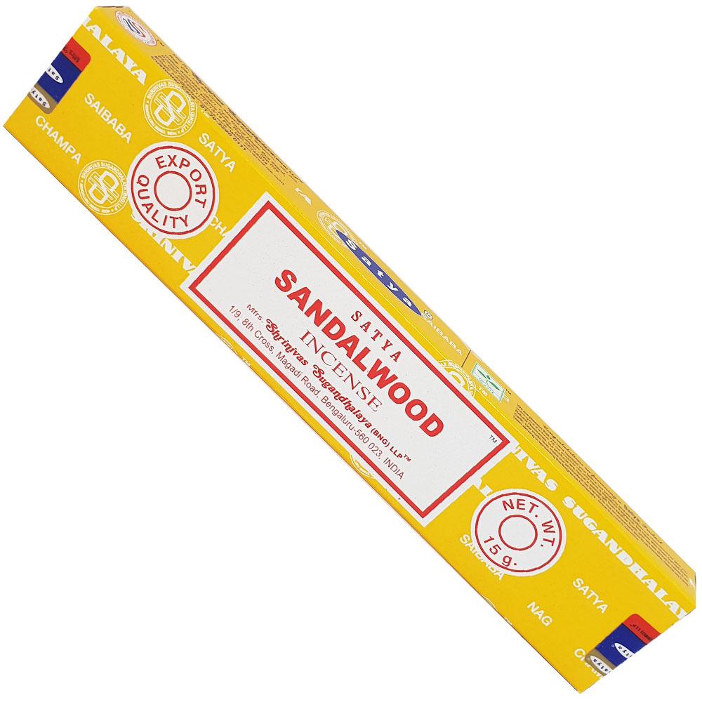 Satya Sandalwood Incense 15gm - Rivendell Shop
