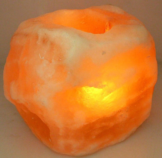 Himalayan Salt Lamp Tealight Holder - Rivendell Shop