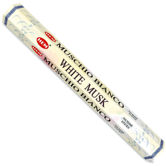 HEM Hexagon White Musk Incense 6 Pack - Rivendell Shop