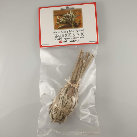 White Sage Smudge Stick 4 Inch - Rivendell Shop