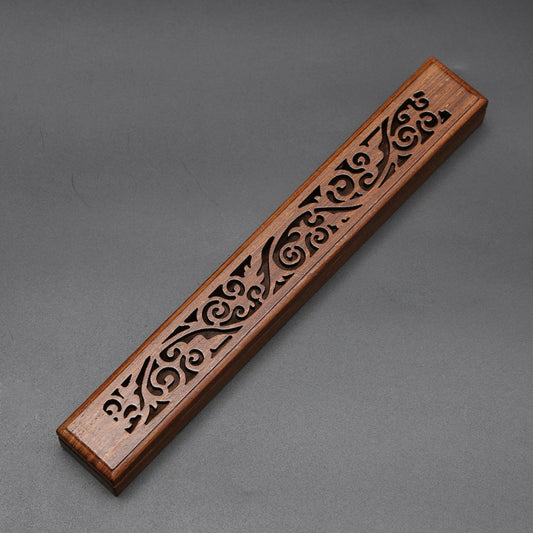 Wood Aromatherapy Incense Box Koru - Rivendell Shop