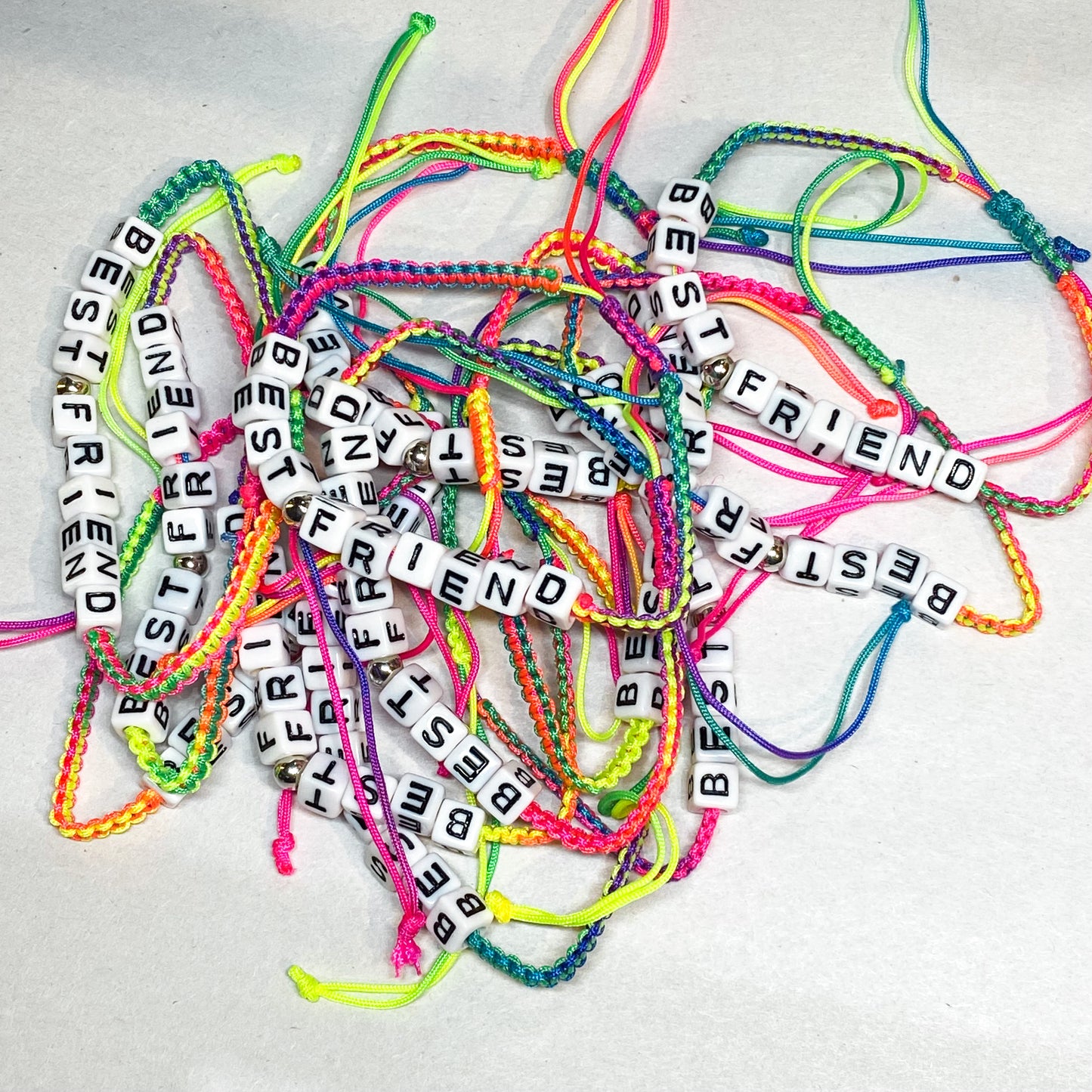 Best Friend Neon Cord Bracelet - Rivendell Shop