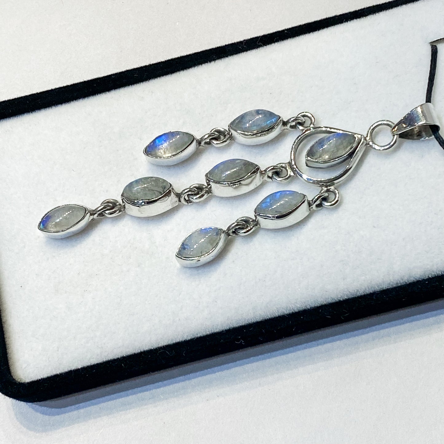 Moonstone Sterling Silver Pendant - Rivendell Shop