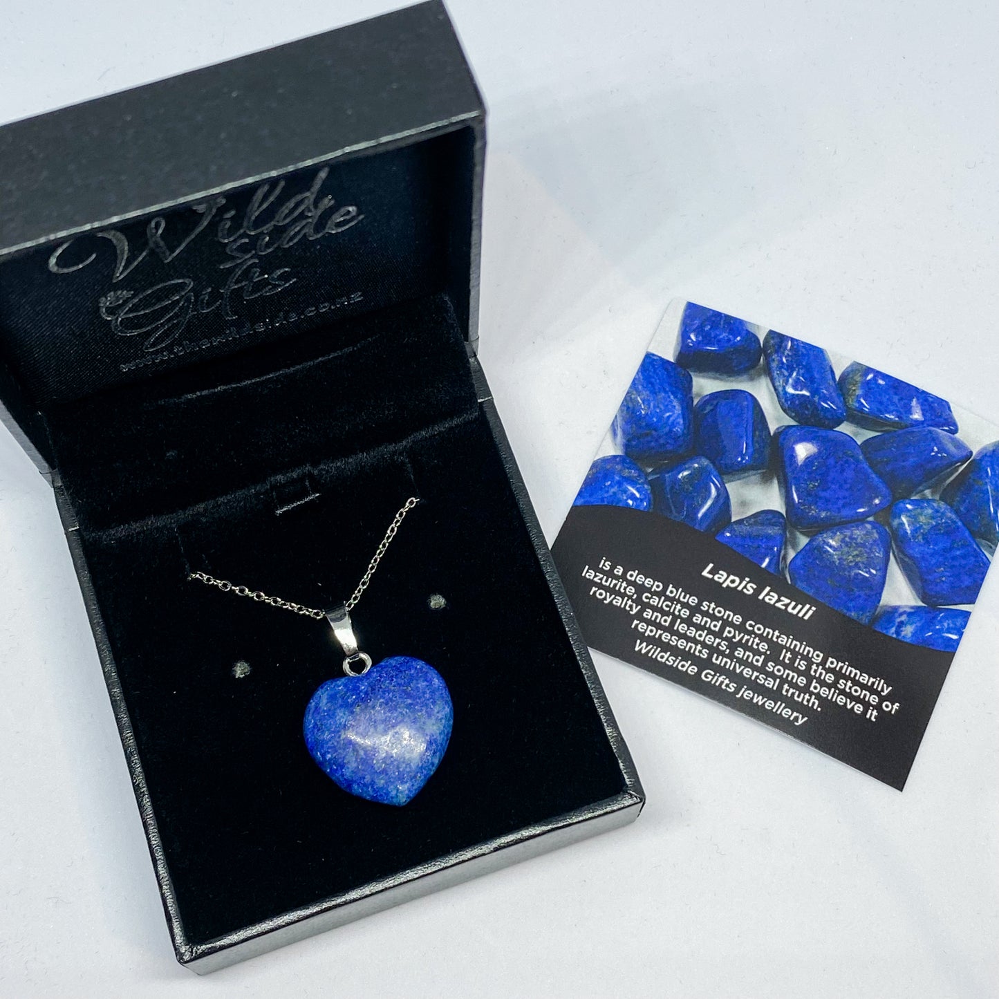Lapis Lazuli Heart Pendant - Rivendell Shop
