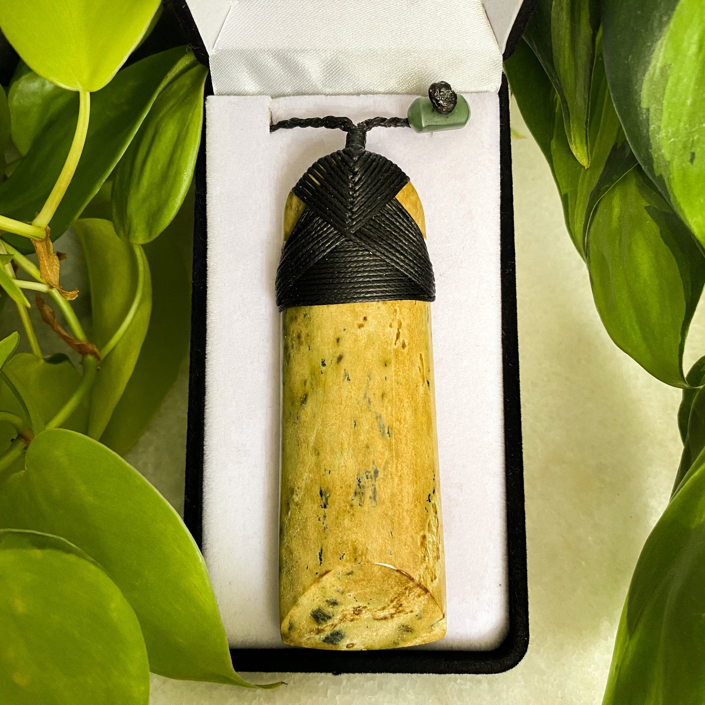 Extra Large Greenstone Toki Pendant 90x30 mm - Rivendell Shop