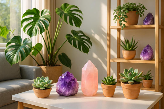 How To Combine Plants And Crystals At Home