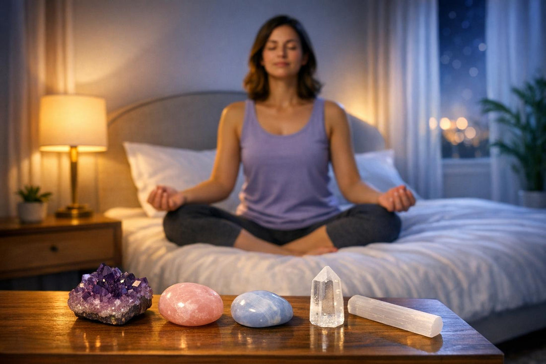 Top 5 Meditation Techniques with Crystals for Sleep