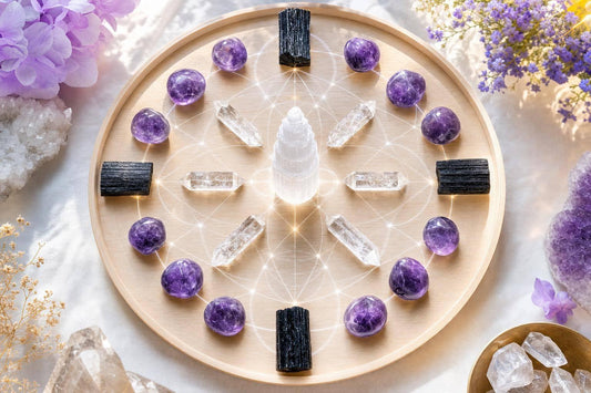 How to Create a Crystal Grid for Cleansing