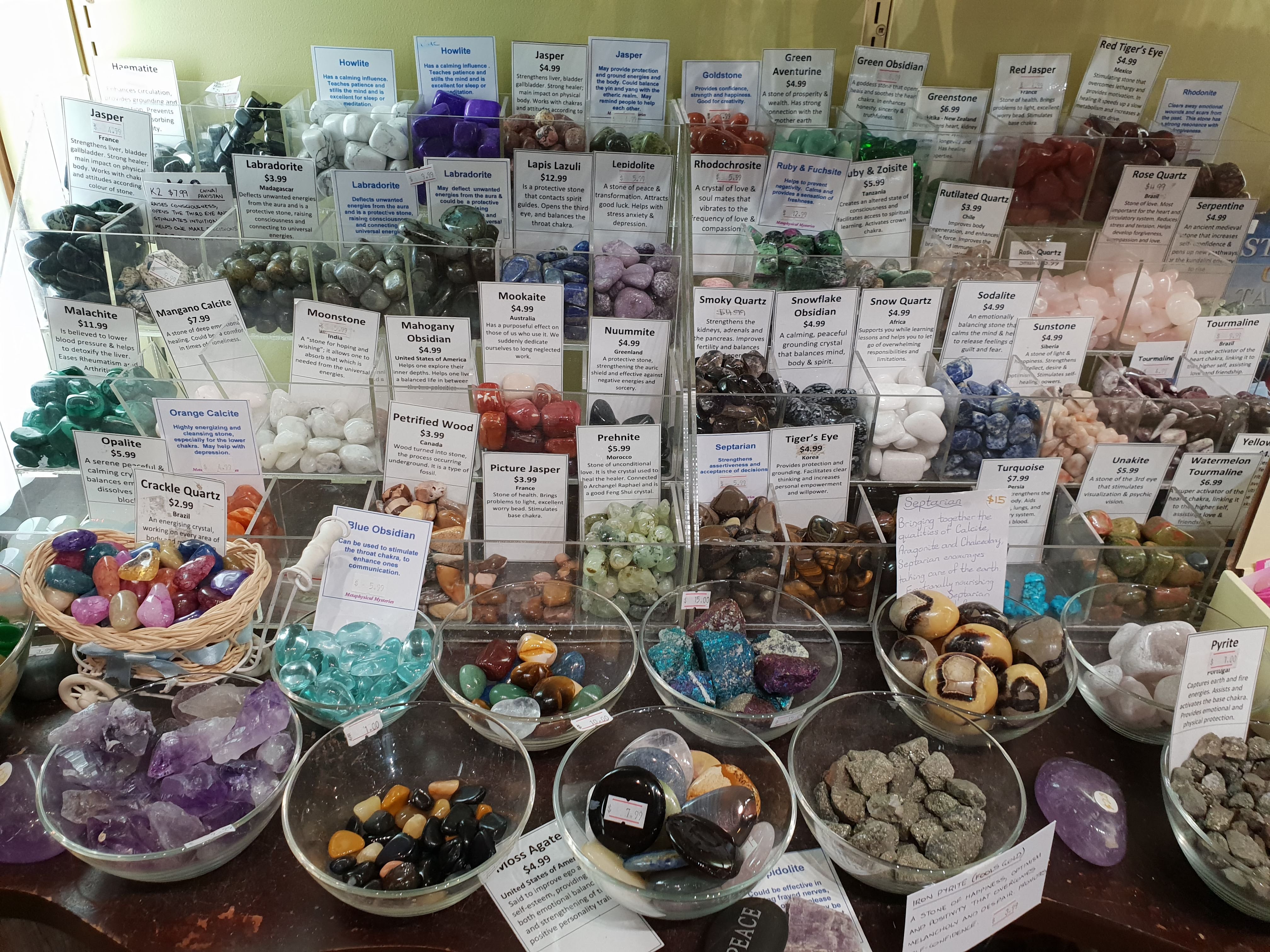 Tumbled Crystals – Rivendell Shop