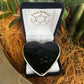 Black Coral Pendant - Heart - Rivendell Shop