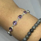 Amethyst Sterling Silver Bracelet - Rivendell Shop