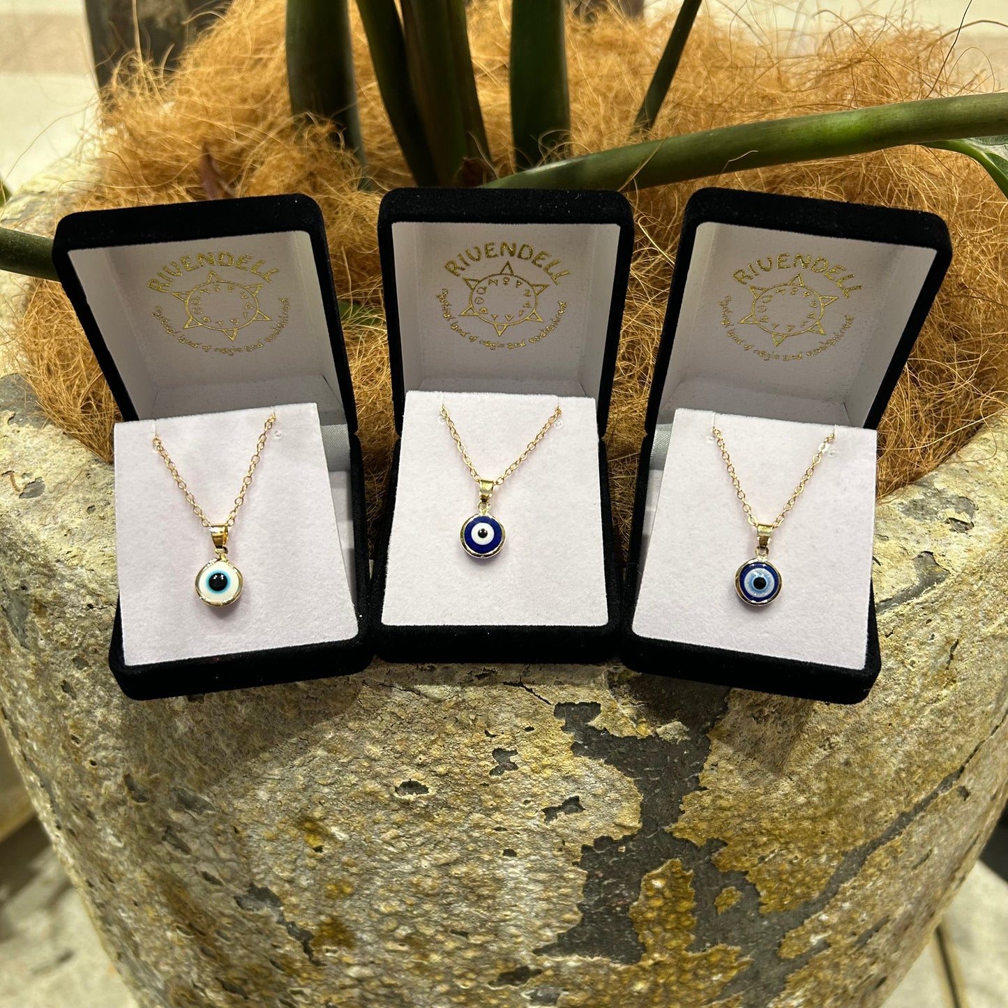 Gold Evil Eye Pendant - Assorted