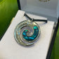 Paua Pendant - Koru - Rivendell Shop