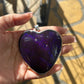 Purple Paua Pendant Heart - Rivendell Shop