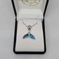 Paua pendant - whales tail - Rivendell Shop