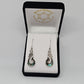 Paua earrings - hei matau - Rivendell Shop