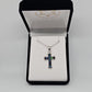 Paua pendant - cross - Rivendell Shop