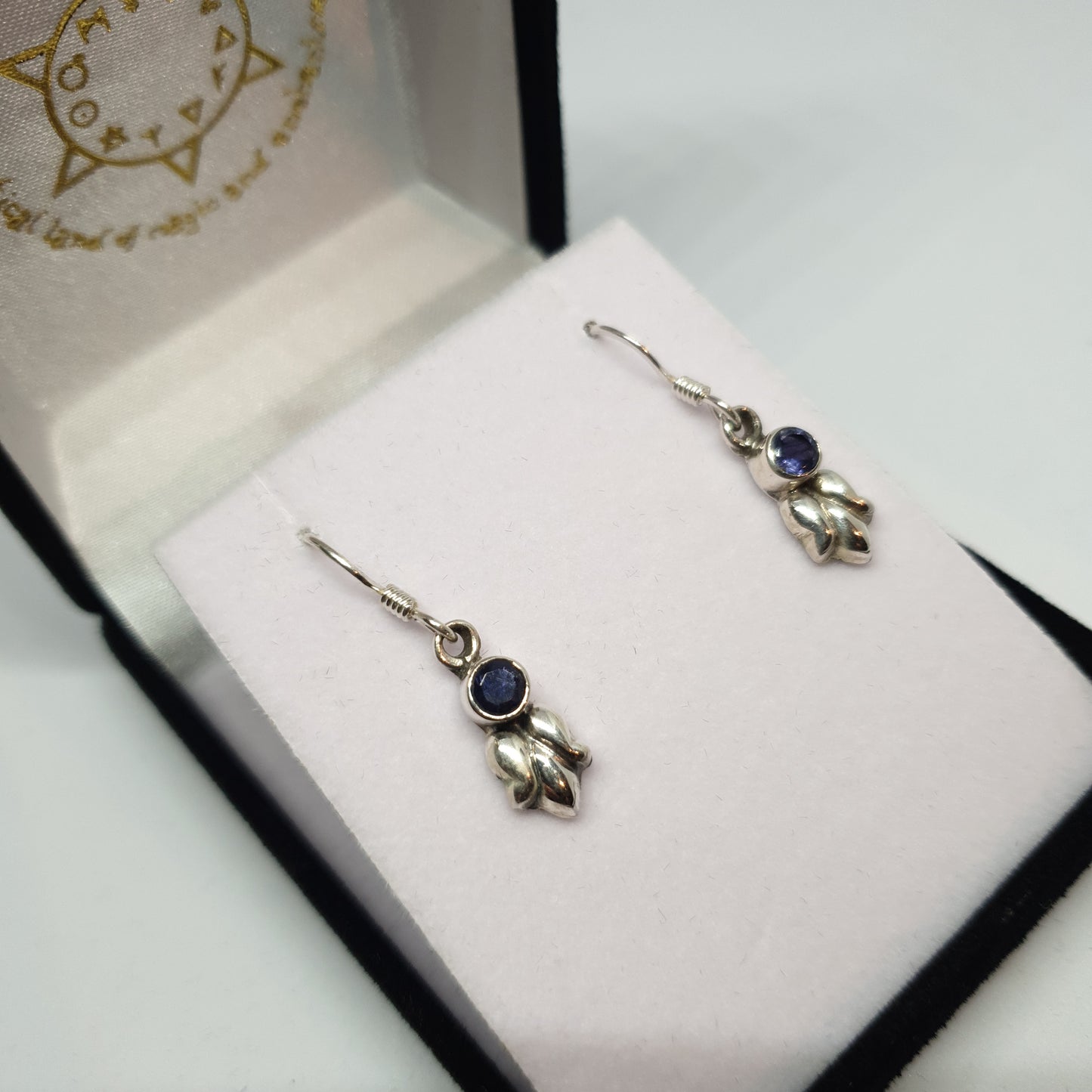 Iolite 925 Sterling Silver earrings - Rivendell Shop