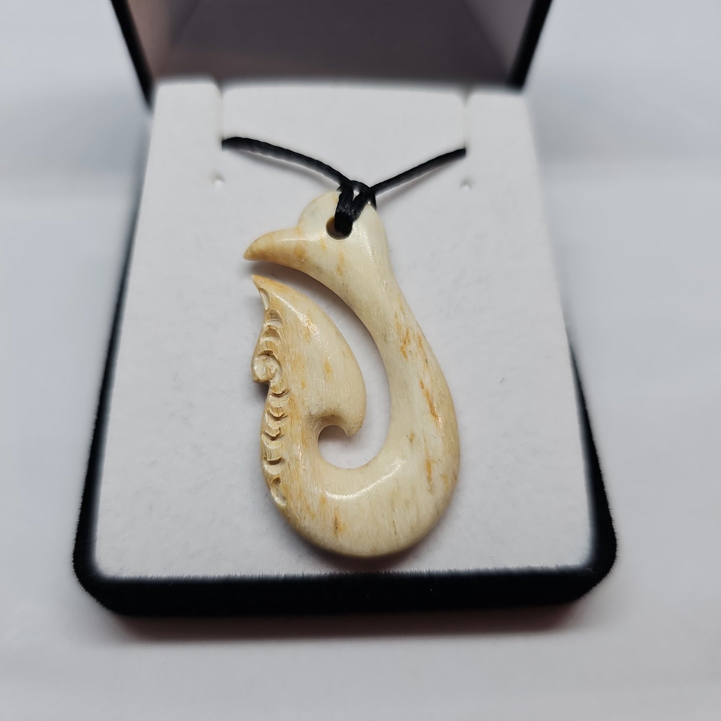 Whale bone - hei matau - Rivendell Shop