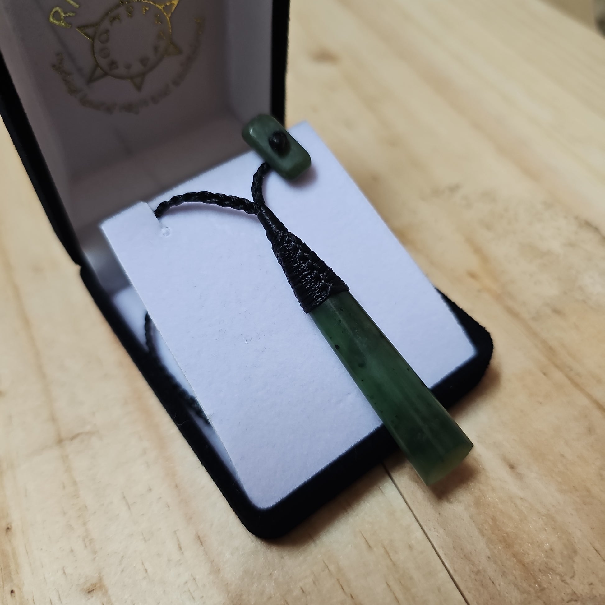 Long Greenstone Toki Pendant - Rivendell Shop