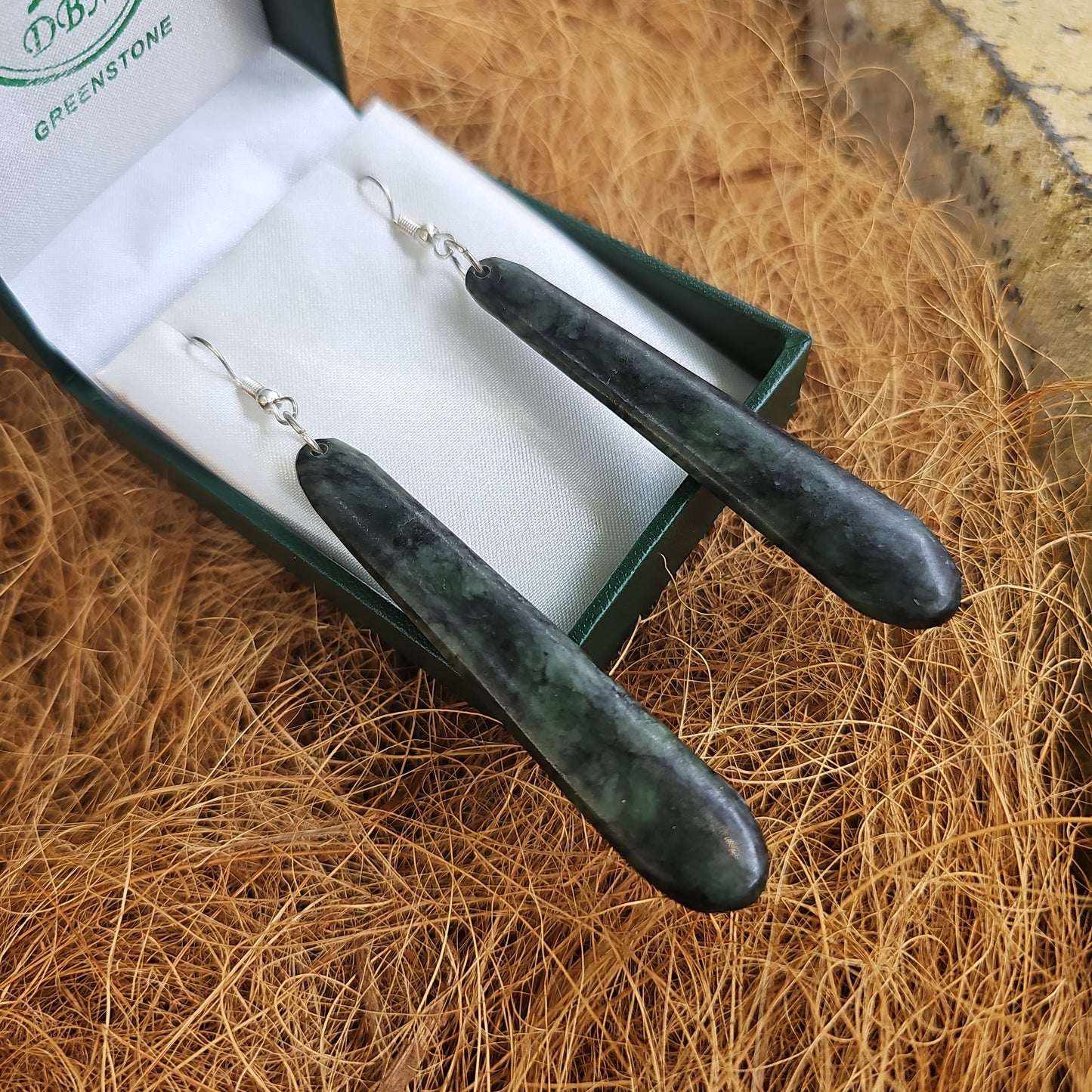 Greenstone Drop Earrings - Rivendell Shop