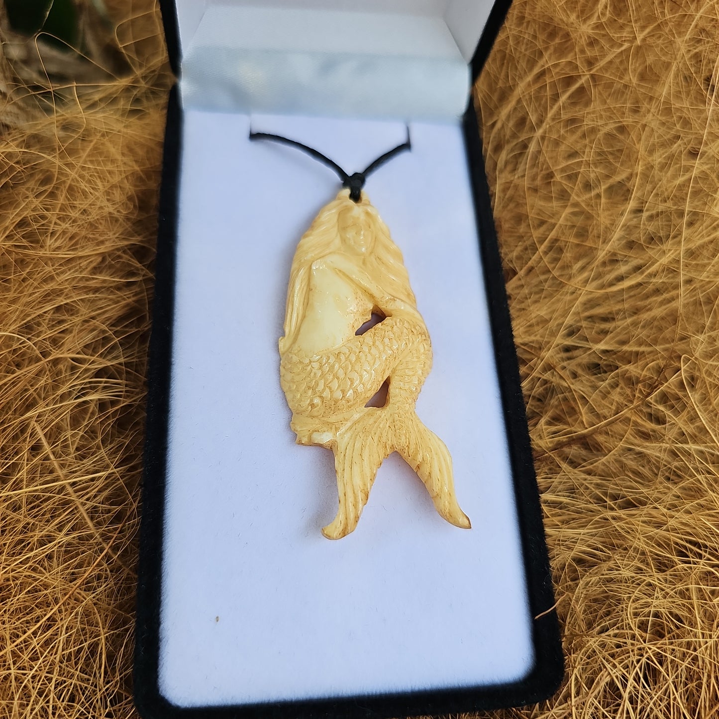 Mermaid Bone Carving - Rivendell Shop