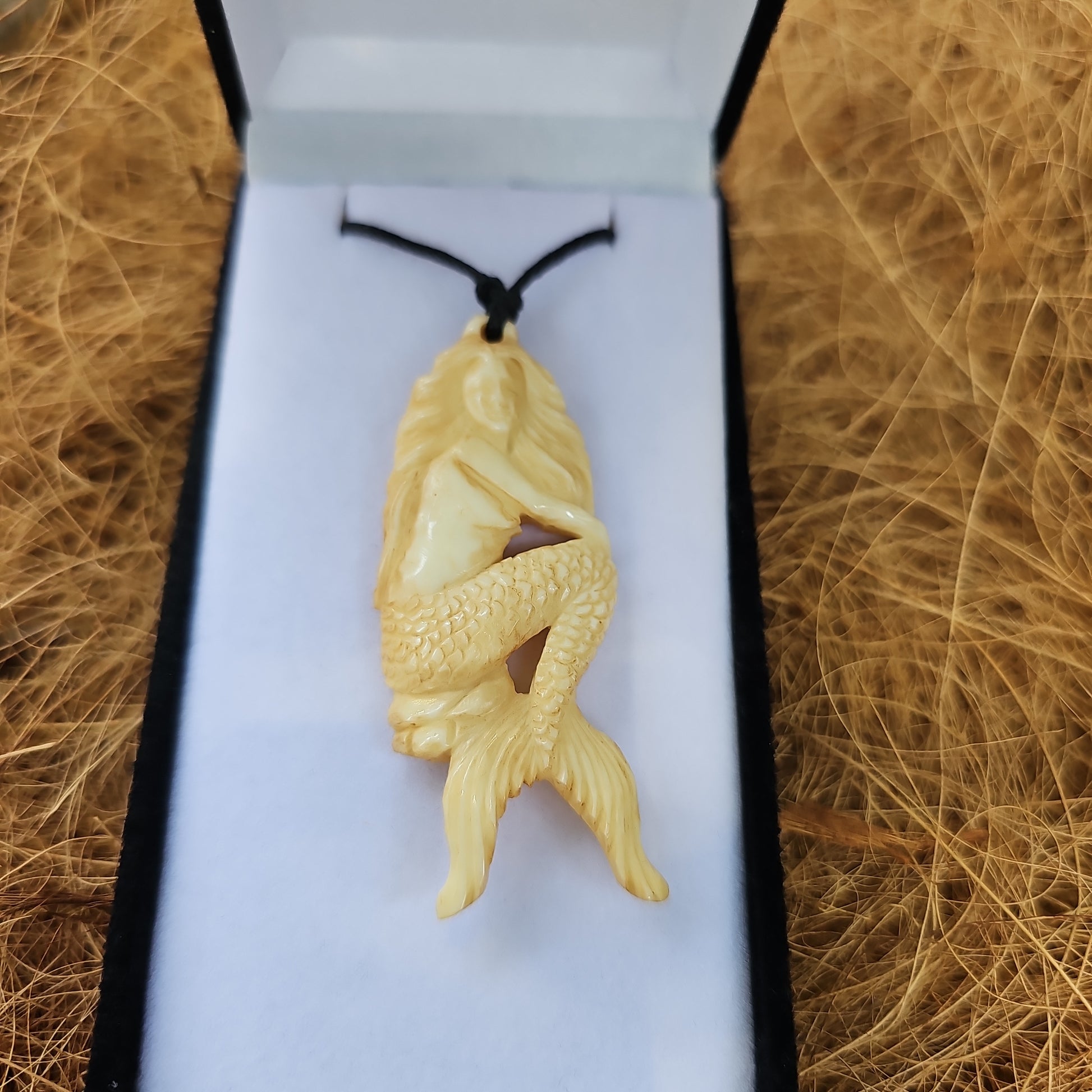 Mermaid Bone Carving - Rivendell Shop