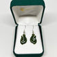 Greenstone Earrings - Hei Matau (hook) - Rivendell Shop