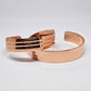 Handmade NZ Pure Copper Bracelet with Stripes - Rivendell Shop