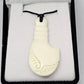 Handcarved bone pendant - Rivendell Shop