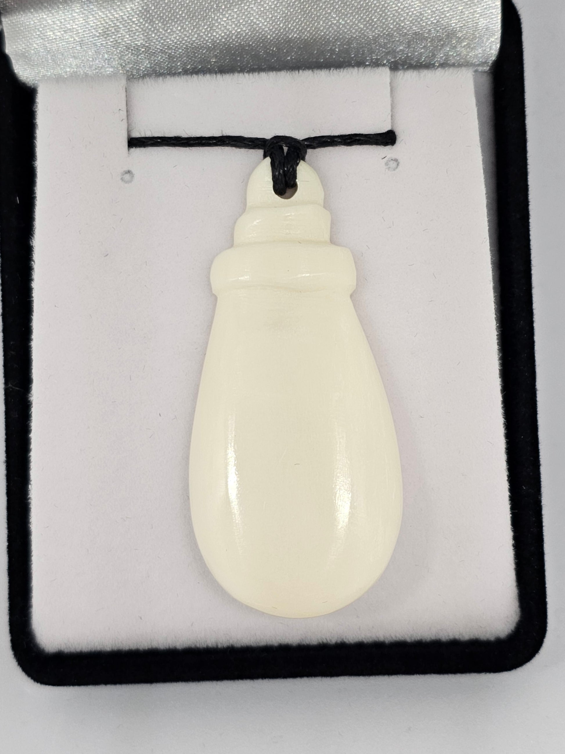 Handcarved Bone Pendant - Rivendell Shop