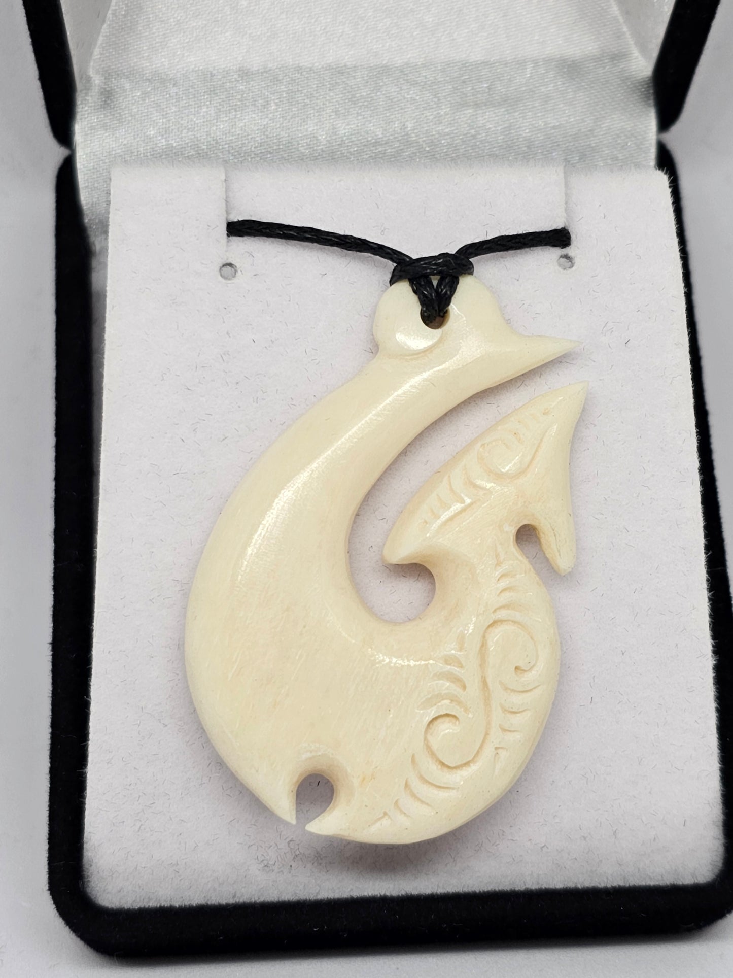 Handcarved Bone Pendant - Rivendell Shop