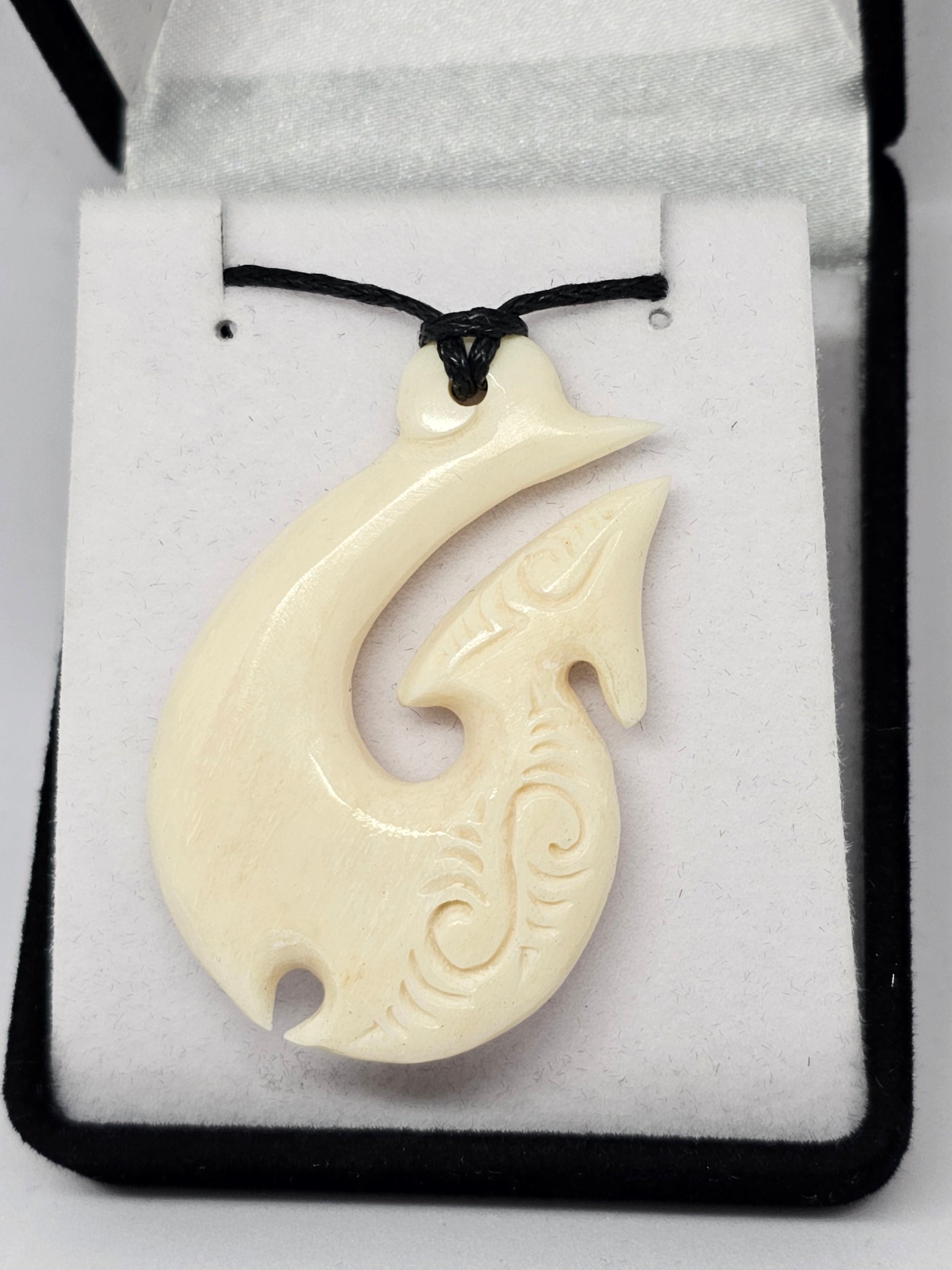 Handcarved Bone Pendant - Rivendell Shop