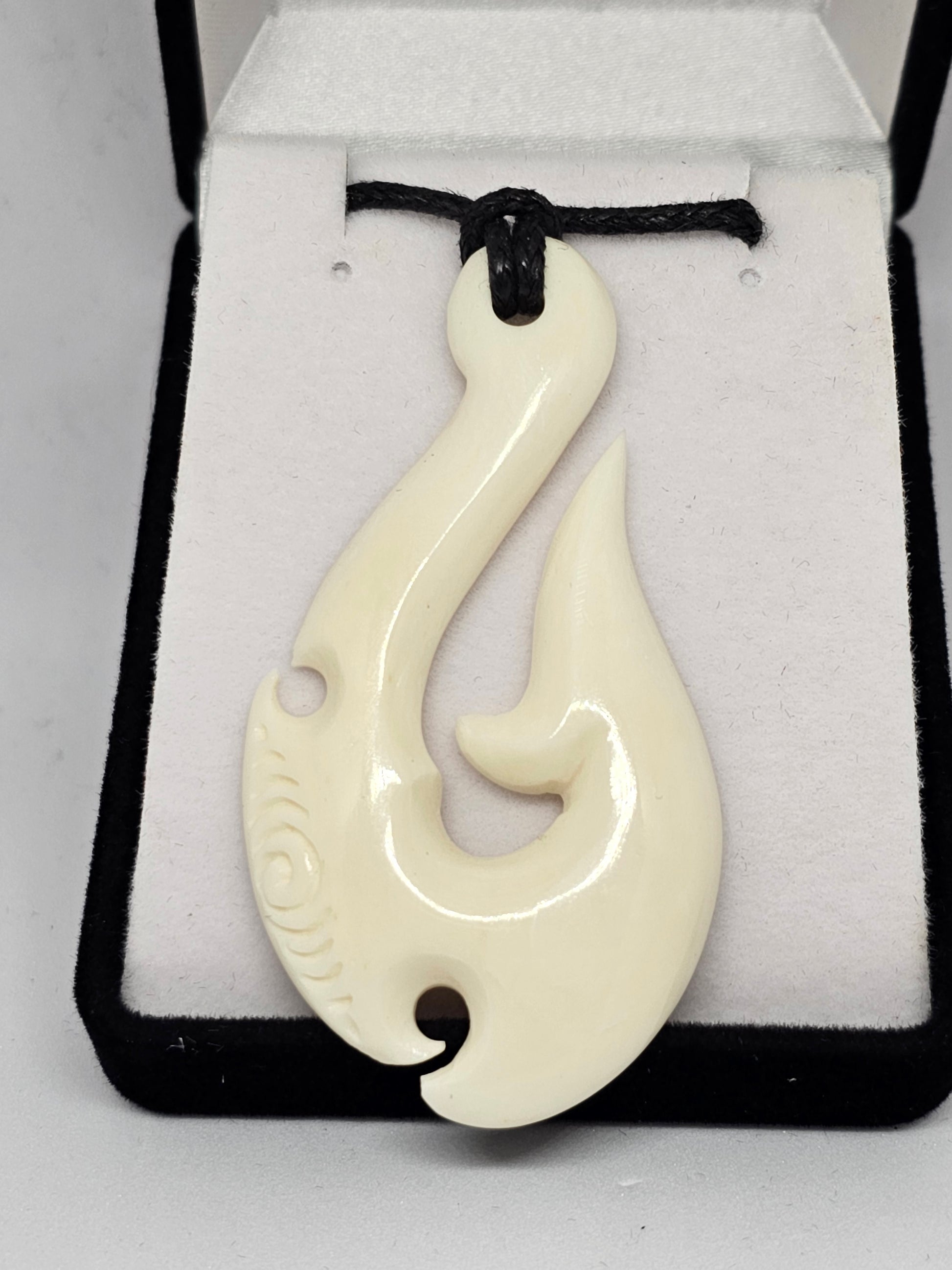 Handcarved Bone Pendant - Rivendell Shop